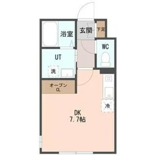 COFFRET(コフレ)西町北【2階】の間取り