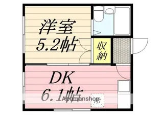 サンハイツA棟【5号室】の間取り