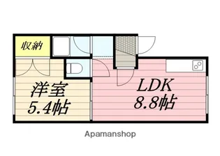 スカイハイツ【202号室】の間取り