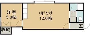 富丘アパートメント【102号室】の間取り