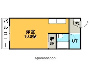 レジデンス前田【207号室】の間取り