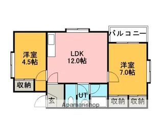 セピアフォーレスト【2階】の間取り