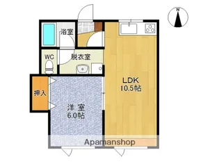 パリオ①【22号室】の間取り