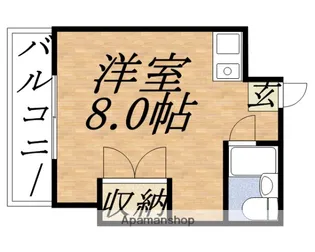 サイレンス医大前【6階】の間取り