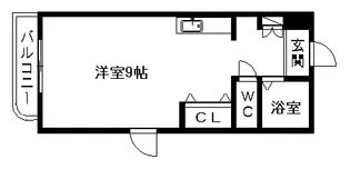 ネージュ【206号室】の間取り