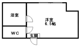 シエナ円山【605号室】の間取り