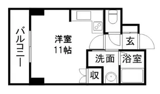 アップタウンハイツ【9階】の間取り