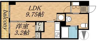 レジディア大通西【6階】の間取り
