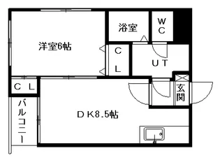 MAX717【307号室】の間取り