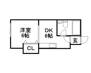 ノースヴィレッヂ【405号室】の間取り