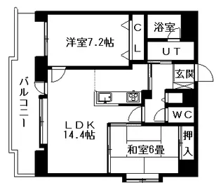 サンタの館裏参道【4階】の間取り