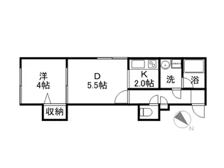 アクアコースト【2階】の間取り