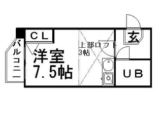 オパス南5条【602号室】の間取り