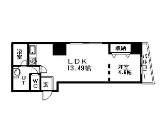 グランカーサ永山公園通 EAST【00405号室】の間取り