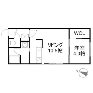 HOPE北円山【1階】の間取り