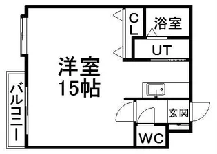 ノヴァ円山公園【505号室】の間取り