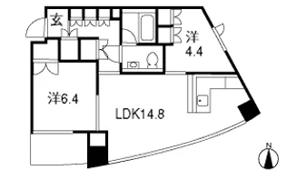 INFINITY22【7階】の間取り