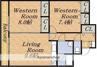 メゾン・ド・さいとう【901号室】の間取り