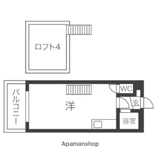 第7AMS円山【206号室】の間取り