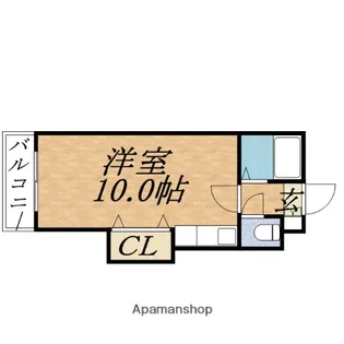 ハイツフランセ円山【4階】の間取り