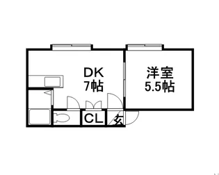 メゾン・ル・ヴェール【201号室】の間取り