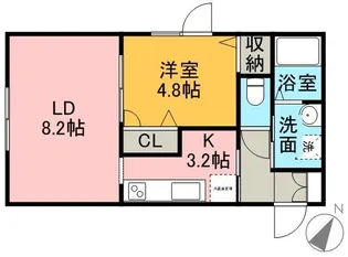 シャーメゾン神宮前【1階】の間取り