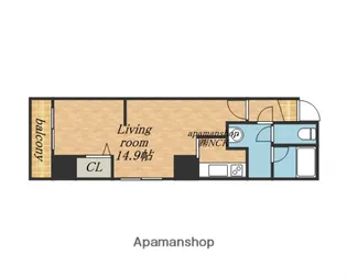 FACEⅡ【202号室】の間取り