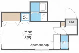 アーバン裏参道【401号室】の間取り