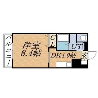 レフィーナ円山【402号室】の間取り