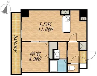 WEST10【10階】の間取り