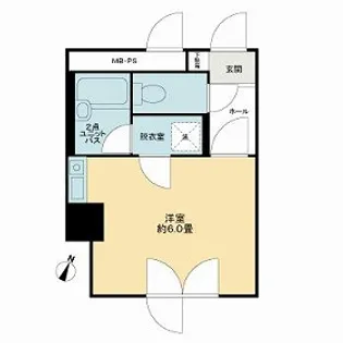 ライオンズシティ南3条【0403号室】の間取り