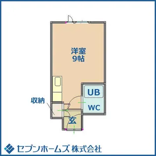 全国ビルニューオリンピア【1013号室】の間取り