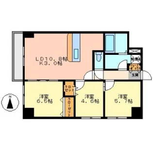 MODENA近代美術館【4階】の間取り