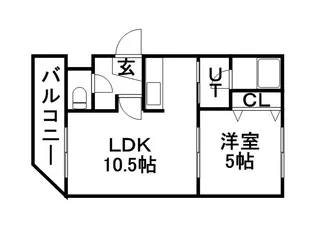 SERAM円山鳥居(旧ピュア・コート円山公園)【3階】の間取り