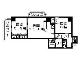 ウイング円山北町【00303号室】の間取り