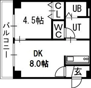 シティテラス南5条【00503号室】の間取り