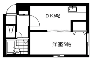 エンドレス三井南6条【00207号室】の間取り