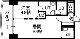 CARRERA2.9【00502号室】の間取り