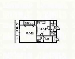 ジュマ旭ケ丘【00902号室】の間取り