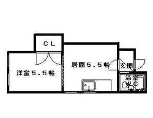 メゾンドヴェール【00502号室】の間取り