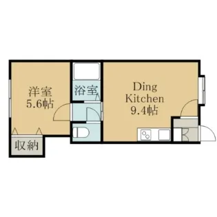 セトル桑園A【3階】の間取り