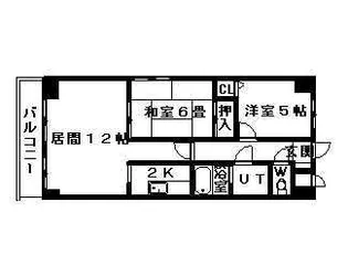 マイン中島公園【00604号室】の間取り