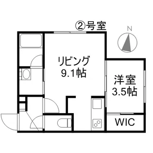 SAPPORO HOUSE【3階】の間取り