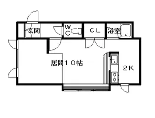 サンシャイン山鼻【00403号室】の間取り