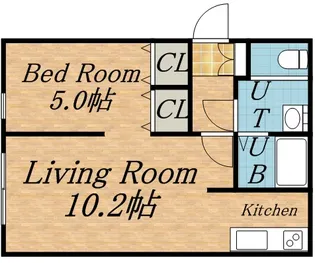 MODULOR南円山【00106号室】の間取り