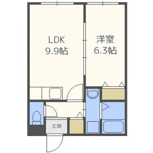 LA SAPIENZA(ラ サピエンツァ【403号室】の間取り