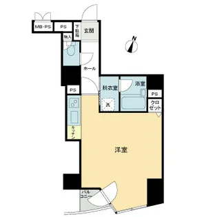 ライオンズシティ大通公園【304号室】の間取り