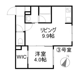 Buona Fortuna【3階】の間取り