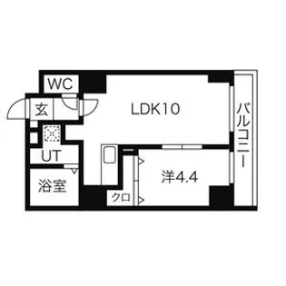 パークヒルズ中央25【5階】の間取り