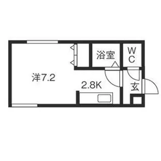 シティクレヴァライフ【2階】の間取り